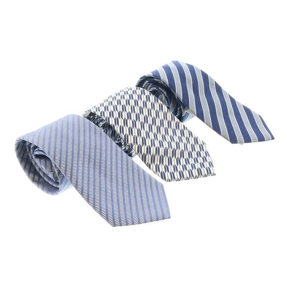 Emporio Armani Multicolor Assorted Silk Blend Tie Collection-Set of 3